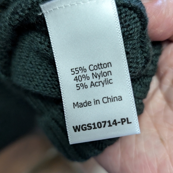 Market & Spruce stitch fix hunter green pull over knit sweater- sz 2X-NWTS - Picture 10 of 11